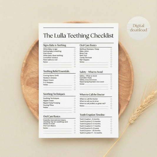 The Lulla Teething Checklist [PDF]